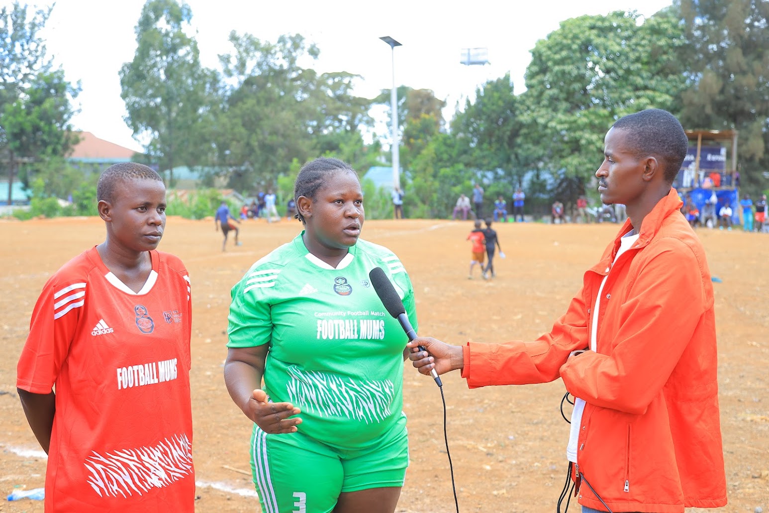 Semi-final action at the Football Mums Edition 2 tournament