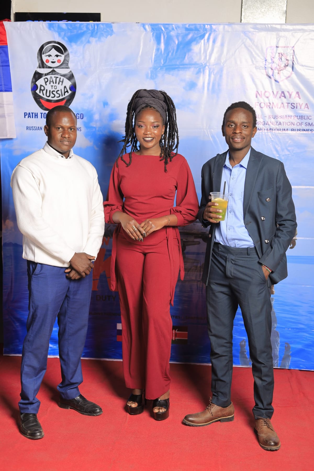 Guests on the red carpet at Motion Cinema